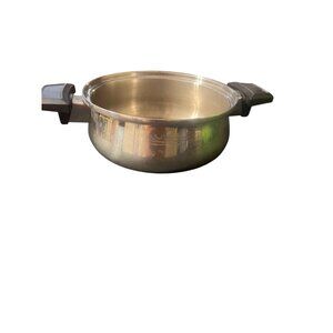 Vintage Royal Queen Stainless Steel 3 Qt Saucepan 7.5" x 3.25" 5 Ply Cookware